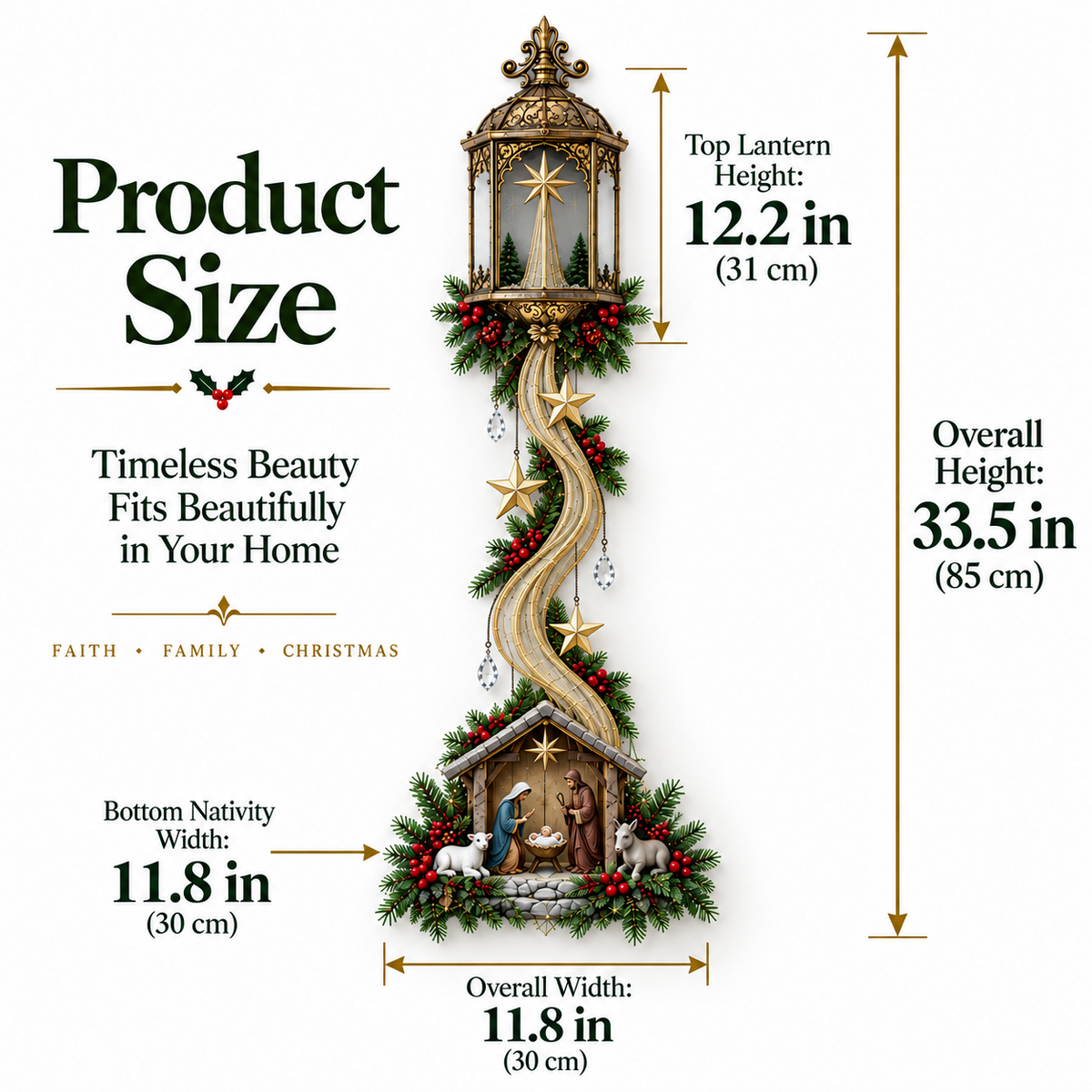 Christmas Story Lantern Cascade