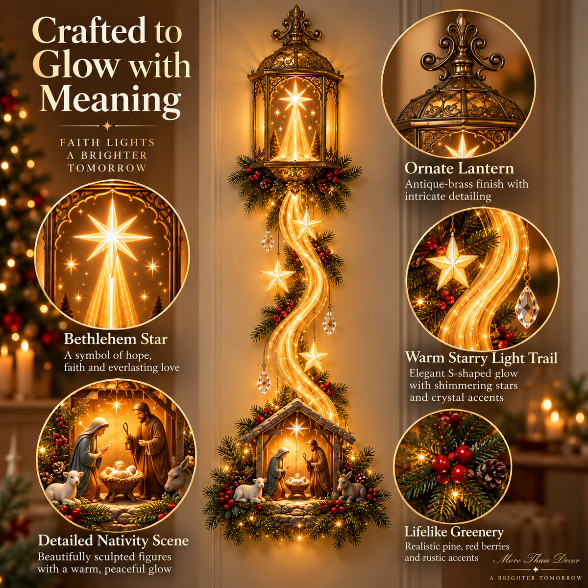 Christmas Story Lantern Cascade