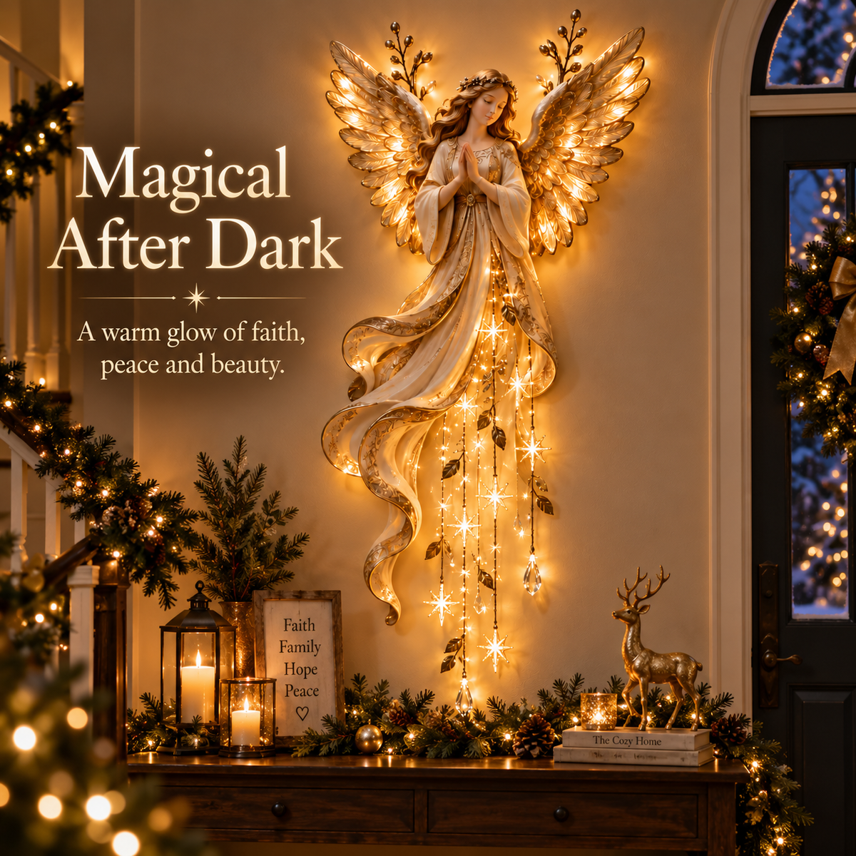 🎁 49% OFF Guardian👼 Angel Christmas Decor – Faith, Love & Blessings in One ✈️