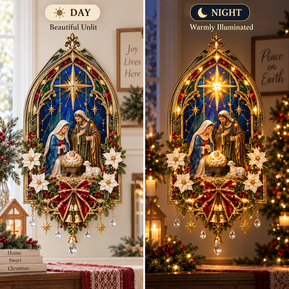 🎄 Christmas Hot Sale – 49% OFF ✨ Sacred Bethlehem Window Nativity Light™ – Bring the Holy Night Home