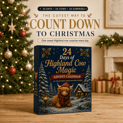 🎄 2026 Christmas Highland Cow Advent Calendar💕🐮
